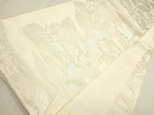平和屋着物*夏物 六通柄袋帯 紫陽花 銀糸 正絹 逸品 CAAU4361eg