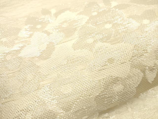 平和屋着物*夏物 六通柄袋帯 紫陽花 銀糸 正絹 逸品 CAAU4361eg