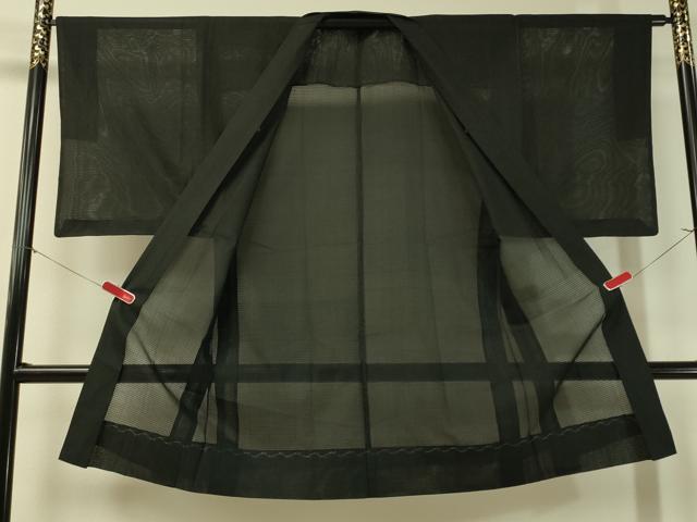 平和屋着物▽男性 長羽織 スリーシーズン 春夏秋 塵除け 霞紋紗 正絹 逸品 CAAU5547vp