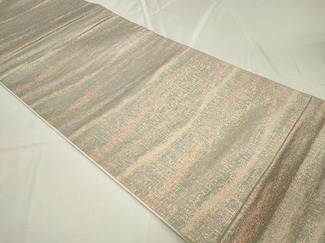 平和屋着物◎六通柄袋帯 霞文 金糸 正絹 逸品 CAAU7710in