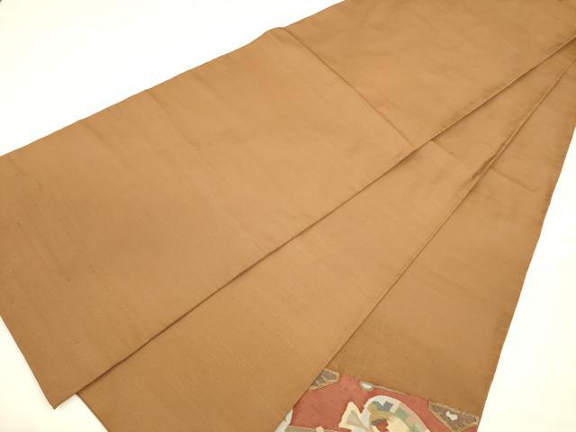 平和屋着物◎太鼓柄袋帯 すくい織 幾何学花文 正絹 逸品 CAAU8777ft