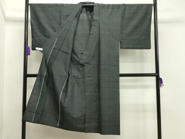 平和屋着物▽男性 紬 単衣 吉祥文 正絹 逸品 CAAU8894gh