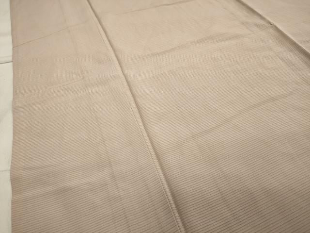 平和屋着物*夏物 色無地 絽 白茶色 正絹 逸品 CAAU8921gh