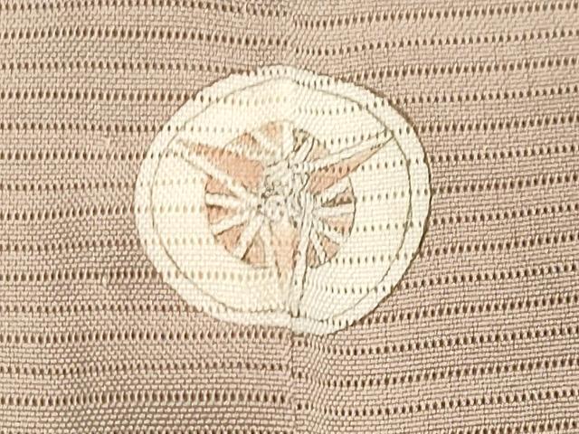 平和屋着物*夏物 色無地 絽 白茶色 正絹 逸品 CAAU8921gh
