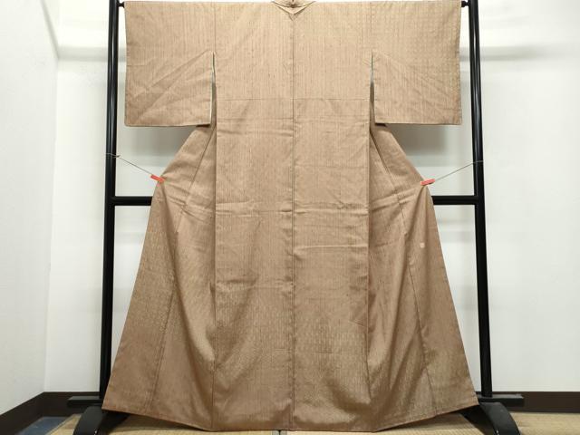 平和屋着物●訪問着 作家物 紬地 吉祥文 正絹 逸品 CAAU9640vf