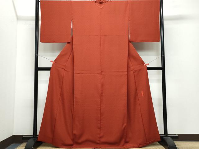 平和屋着物●重要無形文化財 人間国宝 中村勇二郎 江戸小紋 菊唐草文 正絹 逸品 CAAU9651vf