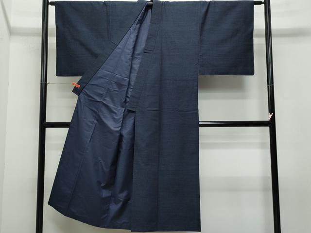 平和屋着物●男性 結城紬 アンサンブル 杢 正絹 逸品 CAAU9660vf