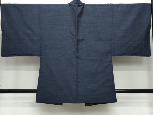 平和屋着物●男性 結城紬 アンサンブル 杢 正絹 逸品 CAAU9660vf