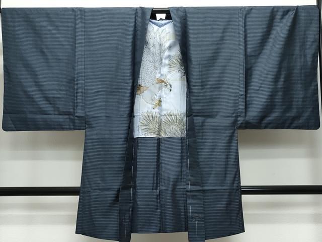 平和屋着物●男性 本場大島紬 アンサンブル 吉祥文 正絹 逸品 CAAU9663vf