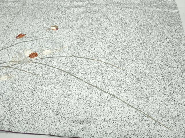 平和屋着物●京友禅の第一人者 松井青々 訪問着 枝花文 暈し染め 金彩 正絹 逸品 CAAU9649vf