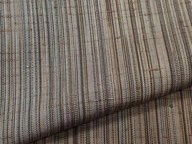 平和屋着物●上質な紬 縞 正絹 逸品 CAAU9877vf