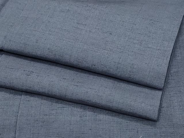 平和屋着物●上質な紬 色無地 褐色 正絹 逸品 CAAU9977vf