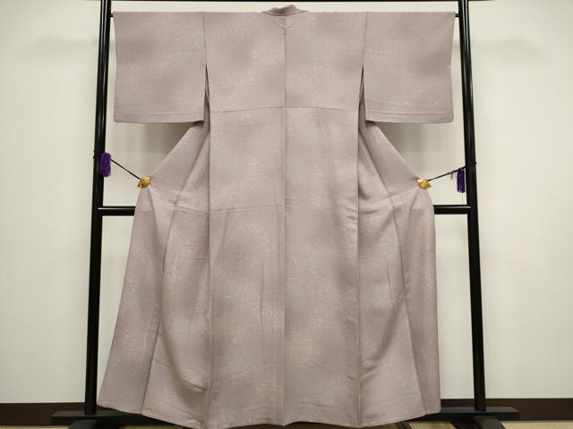 平和屋着物▽上質な小紋 単衣 霞文 暈し染め 正絹 逸品 CAAV0883ou