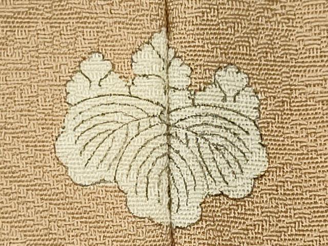 平和屋着物▽訪問着 単衣 刺繍 立波文 暈し染め 正絹 逸品 CAAV0977ou