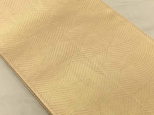 平和屋着物◎六通柄袋帯 鳳凰花文 金糸 正絹 逸品 CAAV1643qv