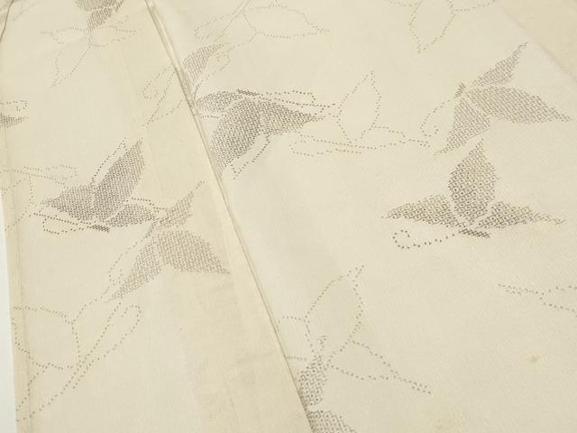 平和屋着物*夏物 結城紬 夏結城 100亀甲 舞蝶文 正絹 逸品 CAAV3625dy