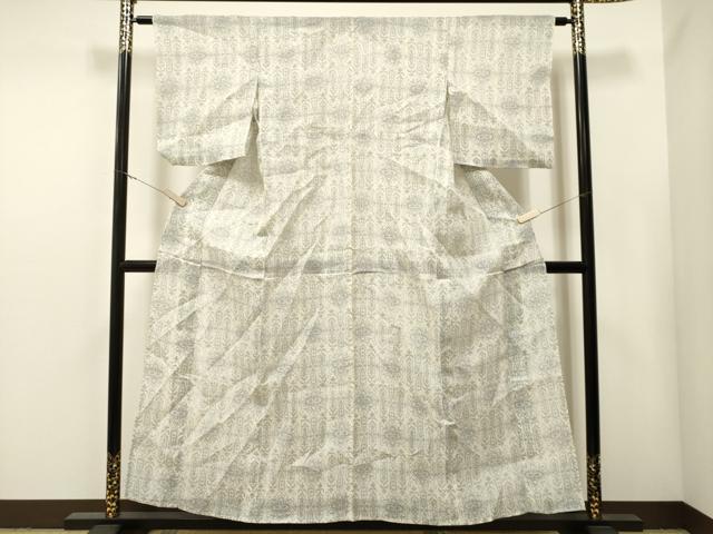 平和屋着物*夏物 上布 吉祥文 麻 逸品 CAAV3631dy
