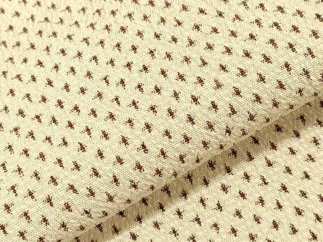 平和屋着物▽本塩沢 単衣 蚊絣 正絹 逸品 CAAV3761dy