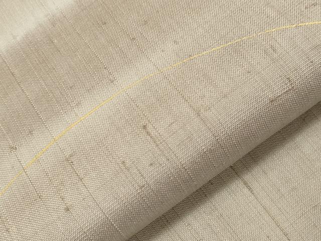 平和屋着物▽訪問着 単衣 紬地 刺繍 草花丸文 金彩 正絹 逸品 CAAV3763dy