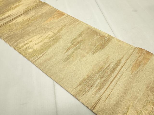 平和屋着物◎西陣 六通柄袋帯 霞文 金糸 正絹 逸品 CAAV4316in