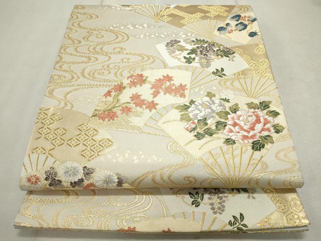 平和屋着物◎六通柄袋帯 風舞花の宴 金糸 正絹 逸品 CAAV4323in