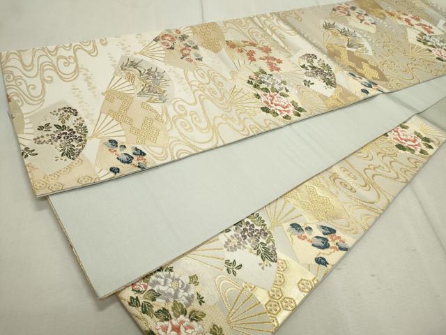 平和屋着物◎六通柄袋帯 風舞花の宴 金糸 正絹 逸品 CAAV4323in