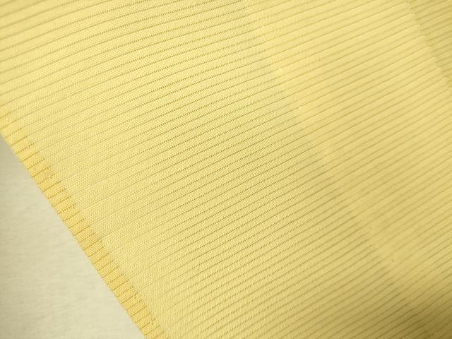平和屋着物*夏物 色無地 絽 淡黄色 正絹 逸品 未使用 CAAV4403vp