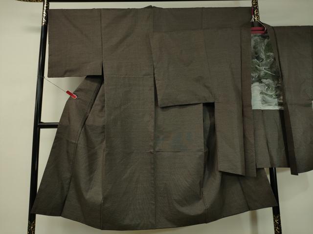 平和屋着物●男性 本場大島紬 アンサンブル 絣文様 正絹 逸品 CAAV4773vp