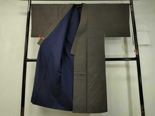 平和屋着物●男性 本場大島紬 アンサンブル 絣文様 正絹 逸品 CAAV4773vp