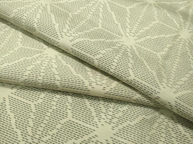 平和屋着物●本場大島紬 白大島 麻の葉文様 正絹 逸品 CAAV4794vp