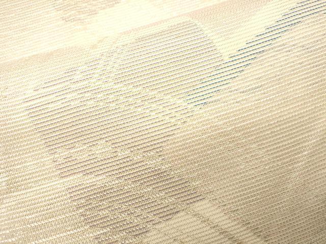 平和屋着物*夏物 六通柄袋帯 色紙重ね文 銀糸 正絹 逸品 CAAV4890eg