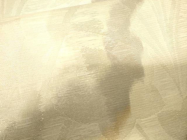 平和屋着物*夏物 六通柄袋帯 霞草花文 金銀糸 正絹 逸品 CAAV5168eg