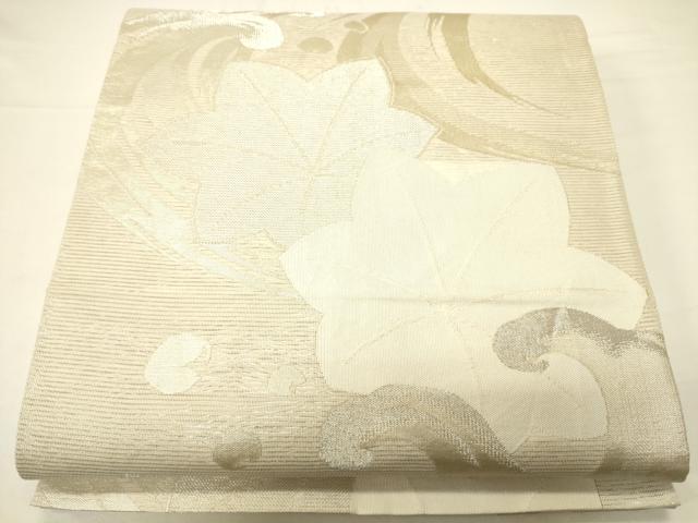 平和屋着物*夏物 六通柄袋帯 竜田川 金銀糸 正絹 逸品 CAAV5179eg