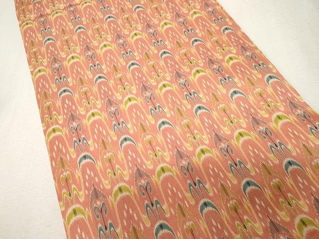 平和屋着物●九寸開き名古屋帯 太子間道 正絹 逸品 CAAV5241yk