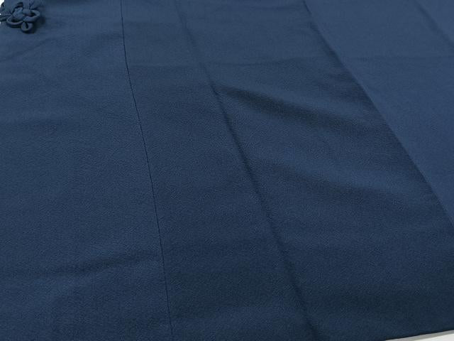 平和屋着物#道中着 濃藍色 正絹 逸品 CAAV5681id