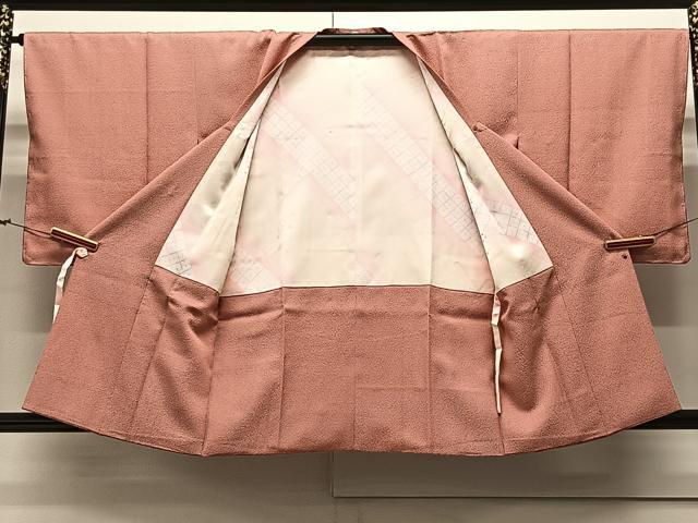 平和屋着物∞江戸小紋 道行コート 角通し 正絹 逸品 CAAV5721id
