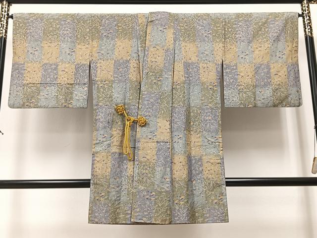 平和屋着物#道中着 宝尽くし花文 鈴乃屋扱い ロング丈 正絹 逸品 CAAV5798id
