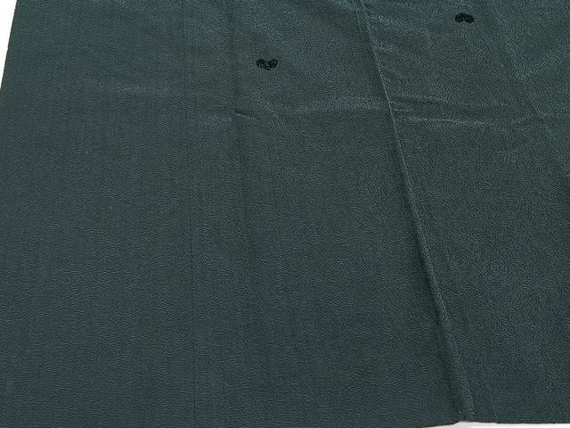 平和屋着物#道行コート 輪奈ビロード 花唐草地紋 ロング丈 正絹 逸品 CAAV5816id