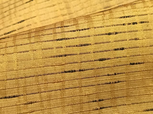 平和屋着物∞道行コート 紬地 霞文 暈し染め やまと誂製 ロング丈 正絹 逸品 未使用 CAAV5829id