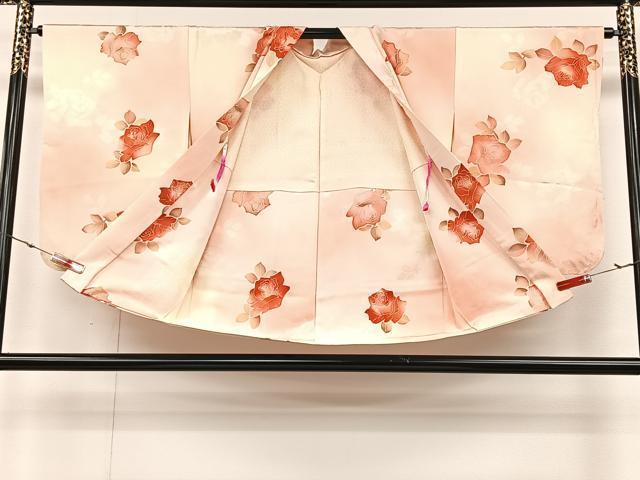 平和屋着物#羽織 地紋起こし 草花文 暈し染め 正絹 逸品 CAAV5836id