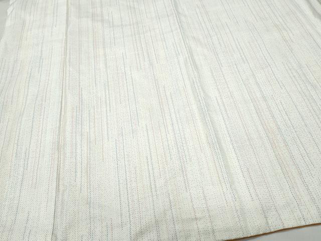 平和屋着物●本場大島紬 白大島 9マルキ 霞文 証紙付き 正絹 逸品 CABF3213ut