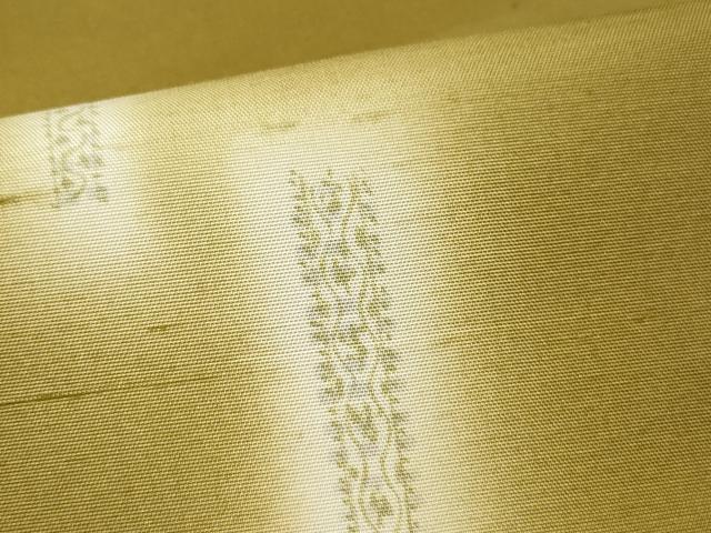 平和屋着物●上質な紬 吉祥文 桑染色地 さが美扱い 正絹 逸品 CAAV6708vf
