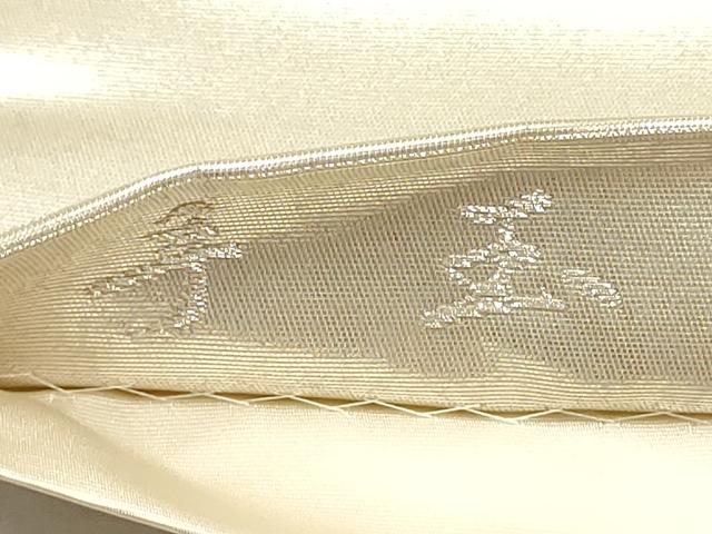 平和屋着物●西陣 長嶋成織物 ながしま帯 加賀友禅の巨匠 初代 由水十久 太鼓柄袋帯 手玉 瀞金錦 正絹 逸品 CAAV6835hy