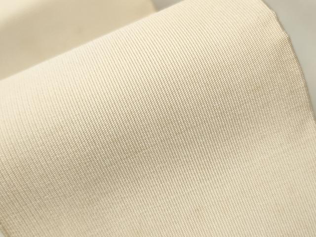 平和屋着物●男性 爪掻き本綴れ 角帯 生成色 正絹 逸品 CAAV7100hy