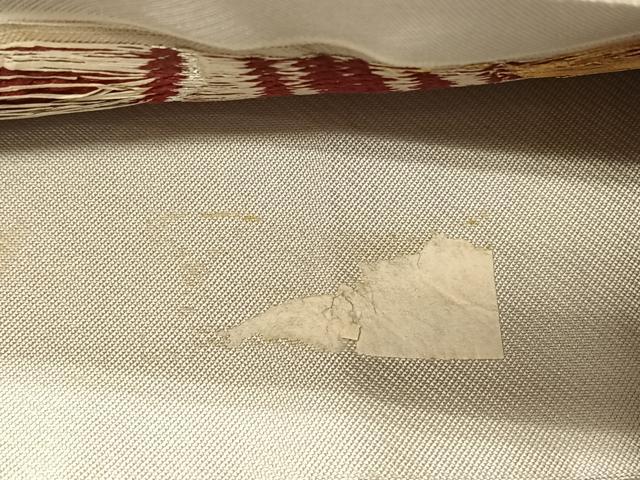 平和屋着物◎六通柄袋帯 流水文 金糸 正絹 逸品 CAAV7273qv