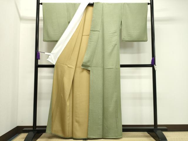 平和屋着物▽江戸小紋 単衣 両面染 寄せ小紋柄 鮫小紋柄 洗える着物 CAAV8946gh