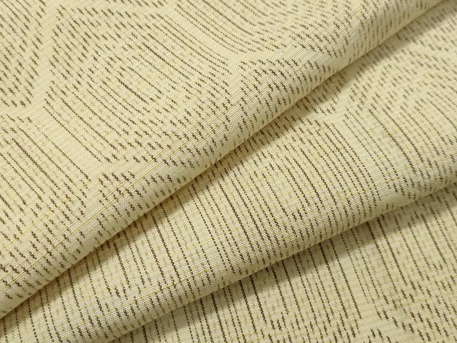 平和屋着物▽上質な紬 単衣 亀甲繋ぎ 正絹 逸品 CAAV8986gh