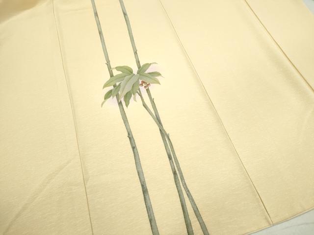 平和屋着物●訪問着 手描き 草木文 暈し染め 正絹 逸品 CAAV9330ze