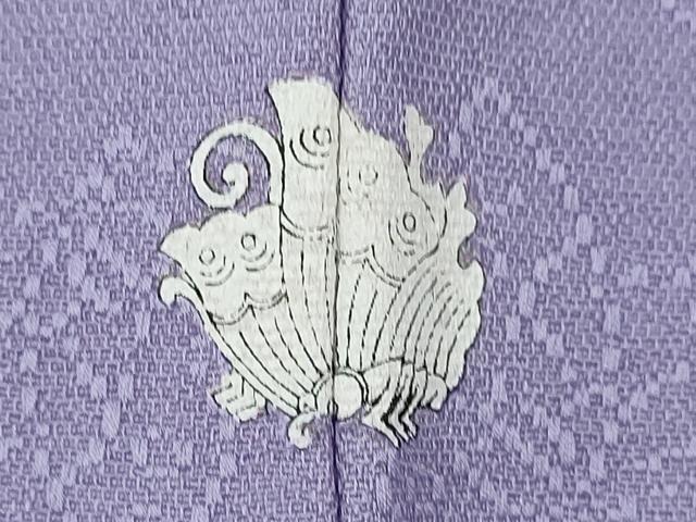 平和屋着物▽上質な色無地 単衣 舞蝶地紋 半色 正絹 逸品 CAAV9433ze