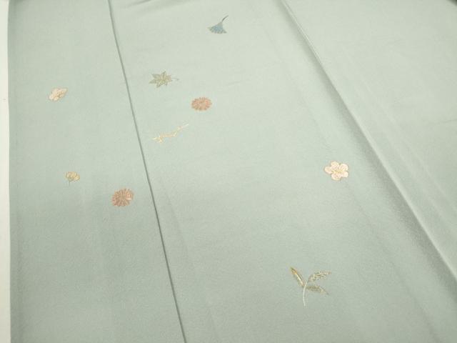 平和屋着物▽豪華色留袖 単衣 総刺繍 駒刺繍 舞花文 金彩 正絹 逸品 CABH7622ze
